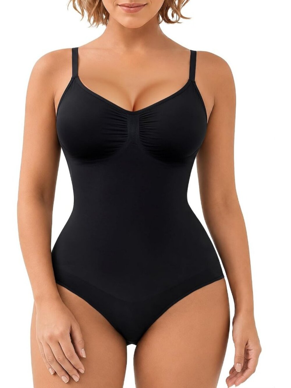 Tummy Control Shapewear Bodysuit for Women | Seamless Waist Snatching Body